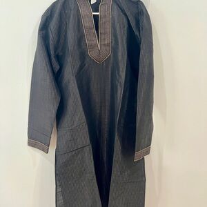 Black Tunic with Gold Trim